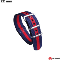 Bracciale 22mm Huawei smartwatch Blu Nylon - Spedizione in 24h