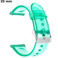 Bracelet PVC 22 mm Transparent de montre
