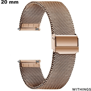Armband-Smartwatch Edelstahl 20 Withings von hoher Qualität