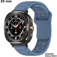 Armband Samsung 22 mm Silikon Blau # Schnelle Lieferung