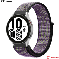 Armband 22mm smartwatch Paars Nylon OnePlus / Kwaliteit Premium