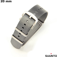 Koop Grijze 20mm Suunto Slimme Horloge Stofarmband