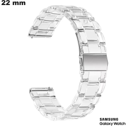Bracelet Transparent smartwatch Plastique Samsung 22mm
