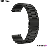 Amazfit 22 mm Smartwatch-Armband Schwarz Titan günstig