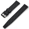 Bracelet 18mm de smartwatch Noir Withings Caoutchouc pas cher