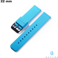 Armband Haylou für Uhr 22mm Blau Qualitätsgummi