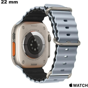 Buy 22 mm Silicone Smartwatch Band for Apple Watch