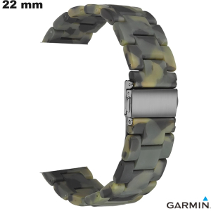 Venta de pulsera de reloj inteligente Garmin de resina verde de 22 mm