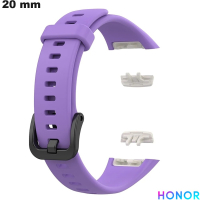 Verkauf Silikonarmband Lila Honor 20mm (Band 6, Band 6 Pro)