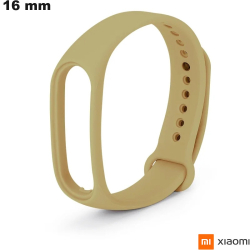 Pulseira Marrom de Silicone 16 mm para relógio Xiaomi