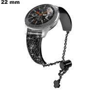 Armbanduhren Edelstahl starre 22mm Schwarz \ Schnelle Lieferung