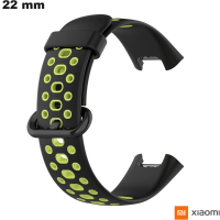 Bracciale 22 mm Nero per orologio Xiaomi Gomma: Spedizione in 24h