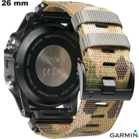 Beige Stoff Smartwatch Armband 26 mm QuickFit kaufen Garmin