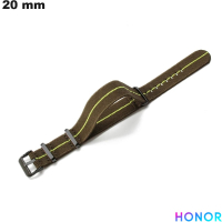 Armband Nylon 20 mm Honor Smartwatch Grün - Versand in 24h
