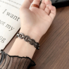 Pulsera de 18 mm Negra de reloj Fossil Metal \ Envío Gratis