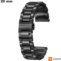 Xiaomi 20mm Schwarzes Uhrenarmband aus Keramik # Schnelle Lieferung
