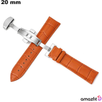 Armband Amazfit Braun Echtes Leder hochwertige Smartwatch