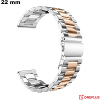 Armband aus hochwertigem Edelstahl Silber 22mm für OnePlus günstig