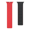 Armband für Uhr 22 mm Schwarz Gummi hoch - Versand kostenlos ab 20 €