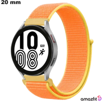 Smartwatch-Armbanduhr kaufen 20mm Orange Amazfit aus Stoff