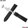 Bracciale Polar Noir Stile croco Cuoio vero 22 mm di qualità