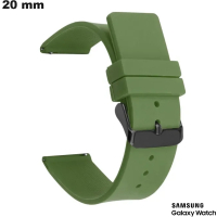 Bracelet Samsung 20 mm Vert de montre Silicone / Qualité Premium