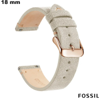 Armband aus echtem Leder Fossil 18 mm edel beige von hoher Qualität