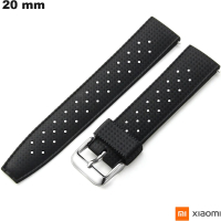 Armband Xiaomi 20 mm Smartwatch Schwarz Silikon: Versand in 24h