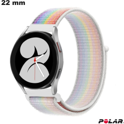 Bracelet Multicolore Tissu Polar montre intelligente 22mm