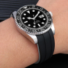 Bracelet 20 mm Noir montre Caoutchouc Ice Watch : Expédition 24h