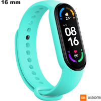 Bracelet abordable Xiaomi Caoutchouc 16 mm Bleu