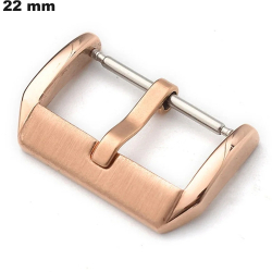 Stainless Steel Buckle Ardillon Watch 22 mm Rose Gold