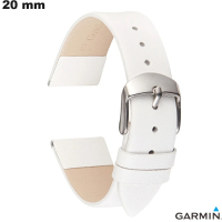 Acquista Bracciale orologio connesso Bianco 20mm Pelle Garmin