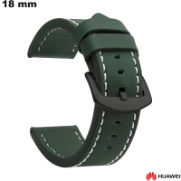 Armband Huawei Kunstleder 18mm Grün Smartwatch | Versand in 24h