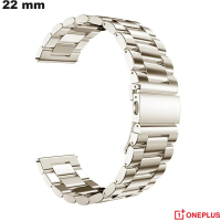 Armband OnePlus Uhr Edelstahl 22 mm Silber günstig