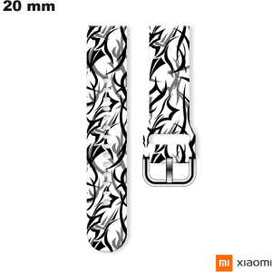 Armband 20mm Gummi Xiaomi Ethnisch Weiß Smartwatch kaufen