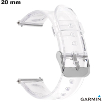 Armband Polycarbonat 20mm Garmin Transparent hochwertige Uhr