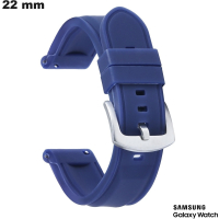Vente Bracelet Bleu Samsung Caoutchouc de montre intelligente