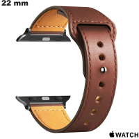 Armband RVS 22mm Apple Watch Bruin | Premium Kwaliteit