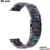 Bracelet Samsung de montre Résine Multicolore 20 mm de qualité