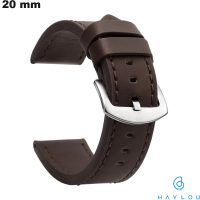 Brown Bracelet for Haylou Watch Synthetic Leather Quality