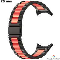 Verkauf Bicolor Armbanduhrarmband Edelstahl 20mm für Google Pixel