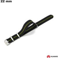 Bracciale per orologio intelligente Nero Huawei 22mm Tessuto economico