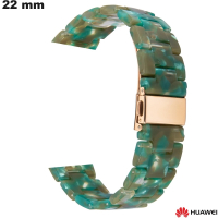 Armband Grün 22mm Huawei Uhrens resin # Bester Preis