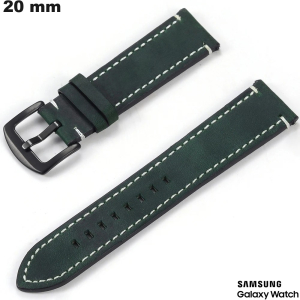 Armband 20 mm Smartwatch Samsung Echtes Leder günstig