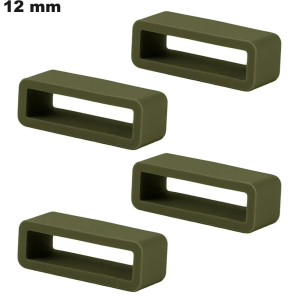 4 Loops montre Vert Silicone 12 mm | Snelle verzending 4 Loops montre Vert Silicone 12 mm | Snelle verzending