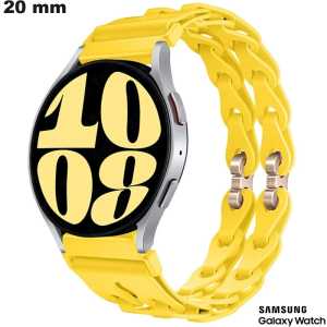 Comprar Pulseira Samsung para relógio Silicone 20 mm Amarelo