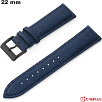 Armband 22mm OnePlus raffiniert Echtes Leder Blau günstig