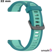 Amazfit 22mm grünes Silikon-Smartwatch-Armband von hoher Qualität