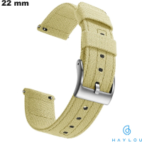 Vente Bracelet 22 mm de montre intelligente Beige Haylou